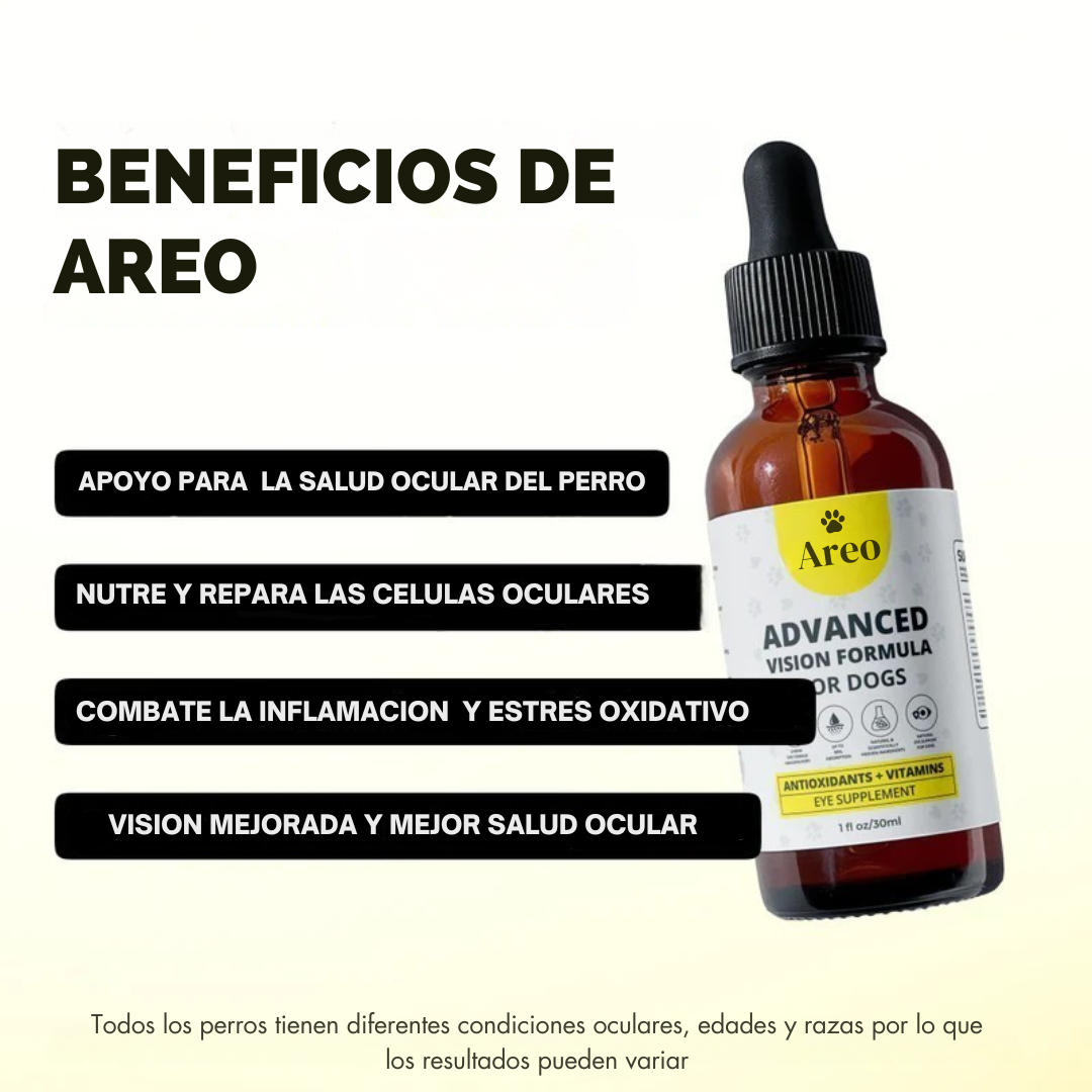 Areo™️ Nano-Gotas Orales — Soporte Visual Canino